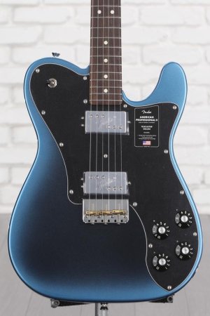 Photo of Fender American Professional II Telecaster Deluxe - Dark Night with Rosewood Fingerboard