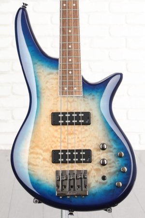 Photo of Jackson Spectra JS3Q Bass Guitar - Amber Blue Burst