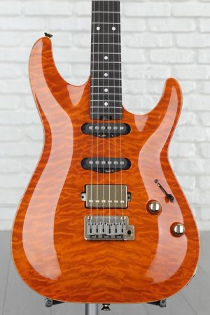 Photo of Schecter California Classic SSolidbody Electric Guitar - Trans Amber