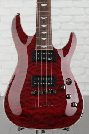 Photo of Schecter Omen Extreme-7 Electric Guitar - Black Cherry