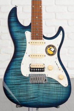 Photo of Sire Larry Carlton S7 FM Electric Guitar - Transparent Blue