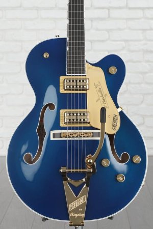 Photo of Gretsch G6120TG Players Edition Nashville with Bigsby - Azure Metallic
