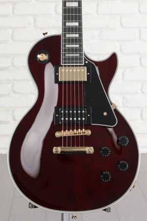 Photo of Epiphone Jerry Cantrell "Wino" Les Paul Custom Electric Guitar - Wine Red