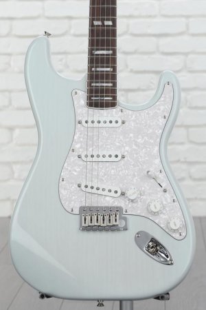 Photo of Fender Kenny Wayne Shepherd Stratocaster Electric Guitar - Transparent Faded Sonic Blue