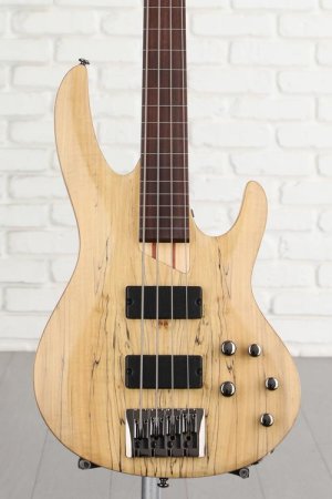 Photo of ESP LTD B-204SM Fretless Bass Guitar - Natural Satin