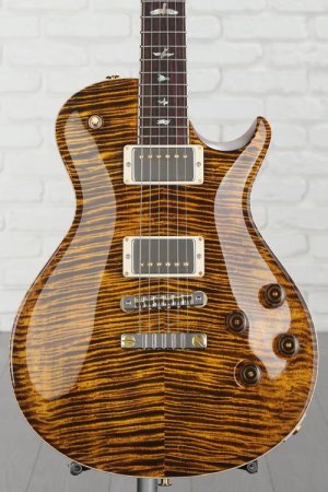 Photo of PRS McCarty Singlecut 594 Electric Guitar - Yellow Tiger, 10-Top