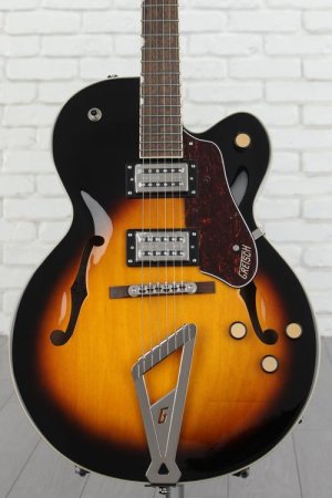 Photo of Gretsch G2420 Streamliner Hollowbody Electric Guitar with Chromatic II Tailpiece - Aged Brooklyn Burst