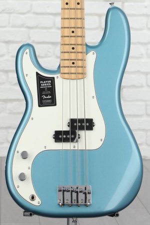 Photo of Fender Player Precision Bass Left-handed - Tidepool with Maple Fingerboard