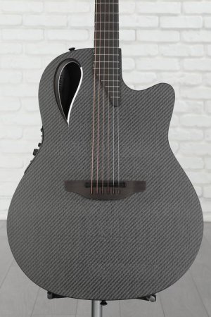 Photo of Ovation Adamas MD80 Cutaway Mid-depth Contour Acoustic-Electric - Natural Woven Texture