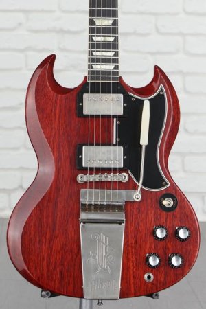 Photo of Gibson Custom 1964 SG Standard Reissue with Maestro Vibrola VOS - Cherry Red