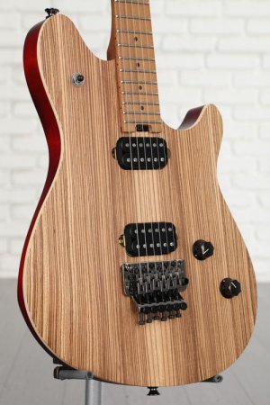 Photo of EVH Wolfgang Standard Exotic Zebrawood Electric Guitar - Natural