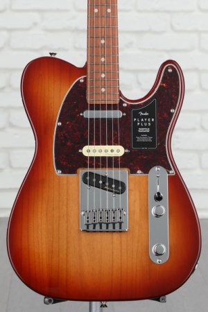 Photo of Fender Player Plus Nashville Telecaster Solidbody Electric Guitar - Sienna Sunburst with Pau Ferro Fingerboard