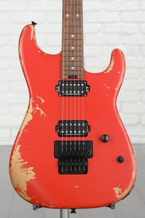 Photo of Charvel Pro-Mod Relic San Dimas Style 1 HH FR PF Electric Guitar - Weathered Orange