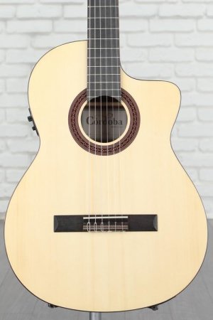 Photo of Cordoba C5-CE Nylon String Acoustic-electric Guitar - Natural Spruce