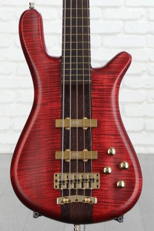 Pro Series 5 Streamer LX Electric Bass Guitar - Burgundy Red 