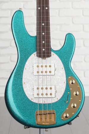 Photo of Ernie Ball Music Man StingRay Special 4 HH Bass Guitar - Ocean Sparkle with Rosewood Fingerboard