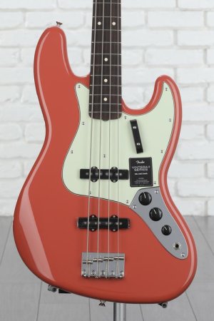 Photo of Fender Vintera II '60s Jazz Bass - Fiesta Red with Rosewood Fingerboard