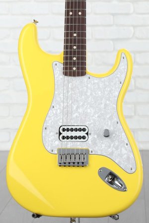 Photo of Fender Tom DeLonge Stratocaster Electric Guitar - Graffiti Yellow