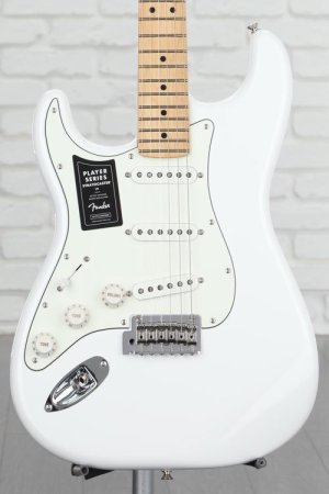 Photo of Fender Player Stratocaster Left-handed - Polar White with Maple Fingerboard