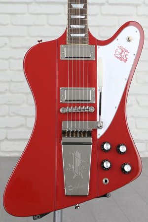 Photo of Epiphone 1963 Firebird V Electric Guitar - Ember Red