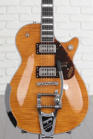 Photo of Gretsch G6134TFM-NH Nigel Hendroff Signature Penguin - Amber Flame