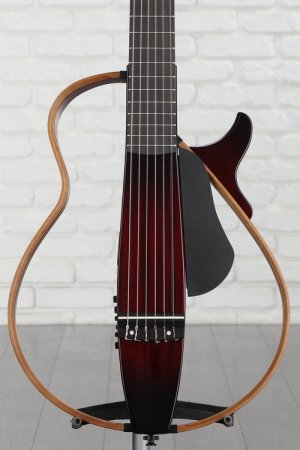 Photo of Yamaha SLG200N Nylon-string Silent Guitar - Crimson Red Burst