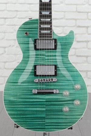 Photo of Gibson Les Paul Modern Figured Electric Guitar - Seafoam Green