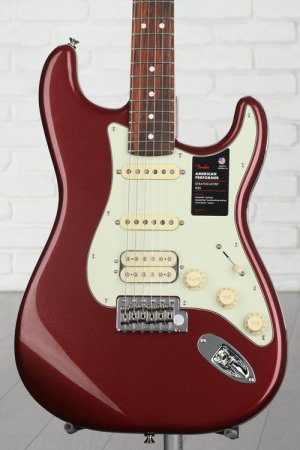 Photo of Fender American Performer Stratocaster HSS - Aubergine with Rosewood Fingerboard