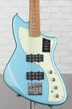 Photo of Fender Player Plus Active Meteora Bass - Opal Spark with Pau Ferro Fingerboard