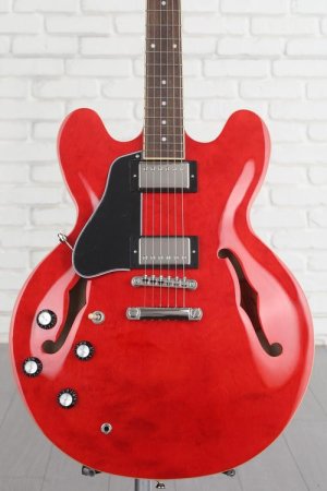 Photo of Epiphone ES-335 Left-handed Semi-hollowbody Electric Guitar - Cherry
