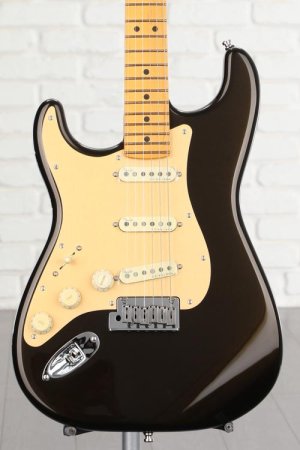 Photo of Fender American Ultra Stratocaster Left-handed - Texas Tea with Maple Fingerboard