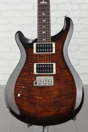 Photo of PRS SE Custom 24 Left-handed Electric Guitar - Black Gold Sunburst