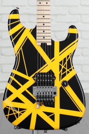 Photo of EVH Striped Series - Black w/ Yellow Stripes