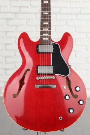 Photo of Gibson Custom 1964 ES-335 Reissue Semi-Hollow Electric Guitar - Murphy Lab Ultra Light Aged '60s Cherry