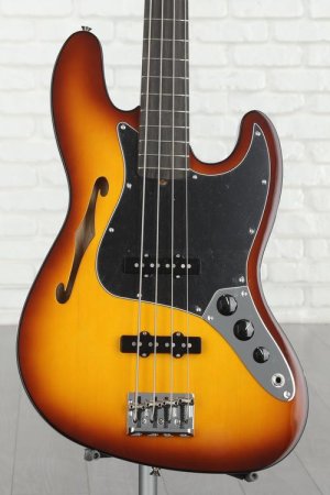 Photo of Fender Limited-edition Suona Jazz Bass Thinline - Violin Burst