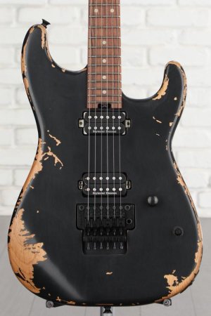 Photo of Charvel Pro-Mod Relic San Dimas Style 1 HH FR PF Electric Guitar - Weathered Black