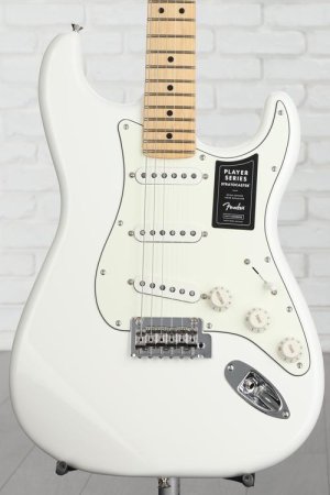 Photo of Fender Player Stratocaster - Polar White with Maple Fingerboard