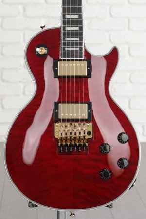 Photo of Epiphone Alex Lifeson Les Paul Custom Axcess Electric Guitar - Ruby
