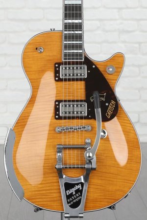 Photo of Gretsch G6134TFM-NH Nigel Hendroff Signature Penguin - Amber Flame