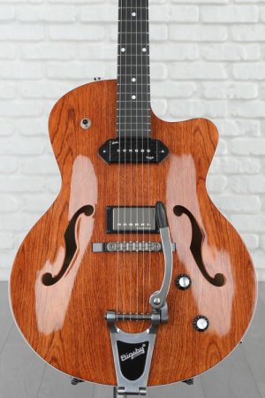 Photo of Godin 5th Avenue Uptown Custom Hollowbody Electric Guitar - Havana Brown