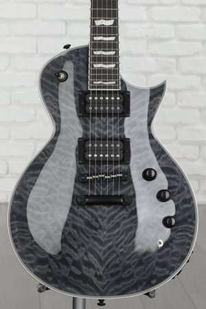 Photo of ESP LTD EC-1000 Piezo Electric Guitar - See Thru Black