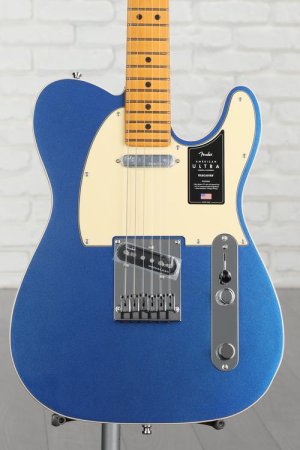 Photo of Fender American Ultra Telecaster - Cobra Blue with Maple Fingerboard