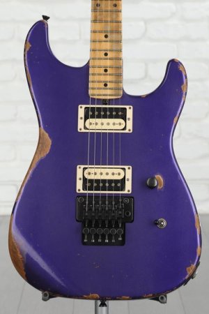 Photo of Friedman Cali Aged Electric Guitar - Purple Metallic with Maple Fingerboard