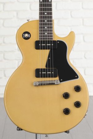 Photo of Gibson Custom 1957 Les Paul Special Single Cut Reissue Electric Guitar - Murphy Lab Ultra Light Aged TV Yellow