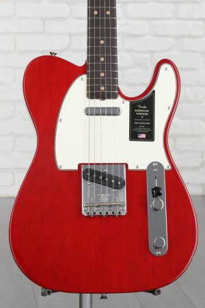 Photo of Fender American Vintage II 1963 Telecaster Electric Guitar - Red Transparent
