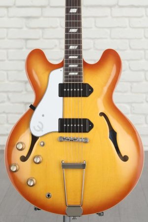 Photo of Epiphone USA Casino Left-handed Hollowbody Electric Guitar - Royal Tan