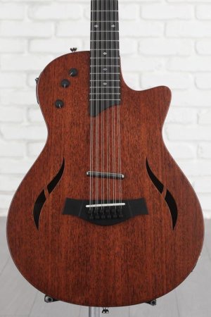 Photo of Taylor T5z-12 Classic 12-String Hollowbody Electric Guitar - Tropical Mahogany Sweetwater Exclusive