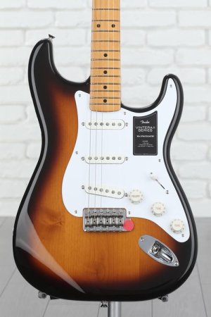 Photo of Fender Vintera II '50s Stratocaster Electric Guitar - 2-color Sunburst with Maple Fingerboard