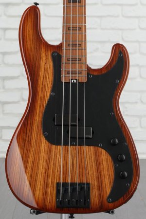 Photo of Schecter P-4 Exotic Bass Guitar - Faded Vintage Sunburst