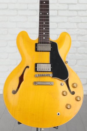 Photo of Gibson Custom 1958 ES-335 Reissue Murphy Lab Semi-hollowbody Electric Guitar - Heavy Aged Dirty Blonde